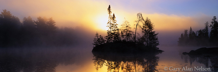 MN-00-38P-NF Lone Island on Fenske Lake, Superior National Forest, Minnesota