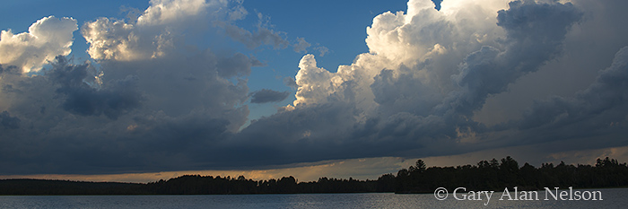 MN-12-107-CL Rolling thunder over Lake Vermilion, Minnesota