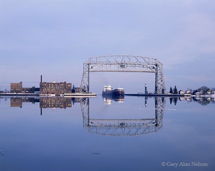 Ore Boat and Lift Bridge Duluth, Minnesota Gary Alan Nelson Photography