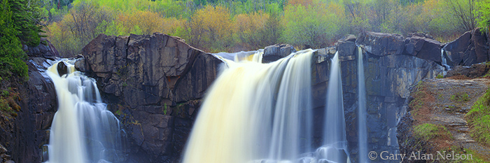 MN-93-52P-SP Pigeon River High alls at the Minnesota/Canada border, Grand Portage State Park, Minnesota