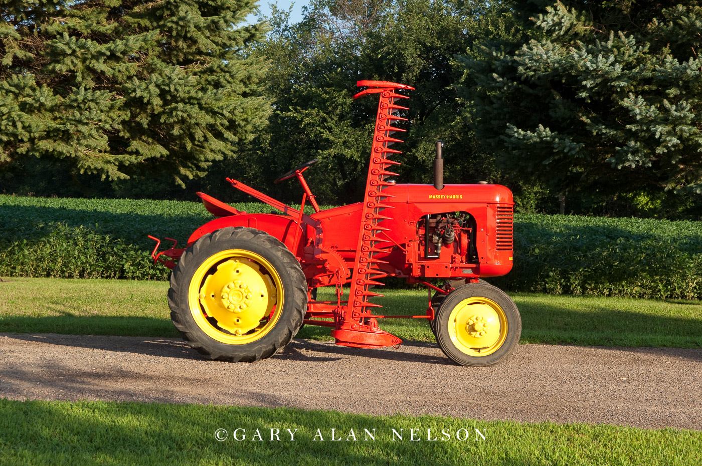 1949 Massey-Harris Pony with a side-mount sickle mower