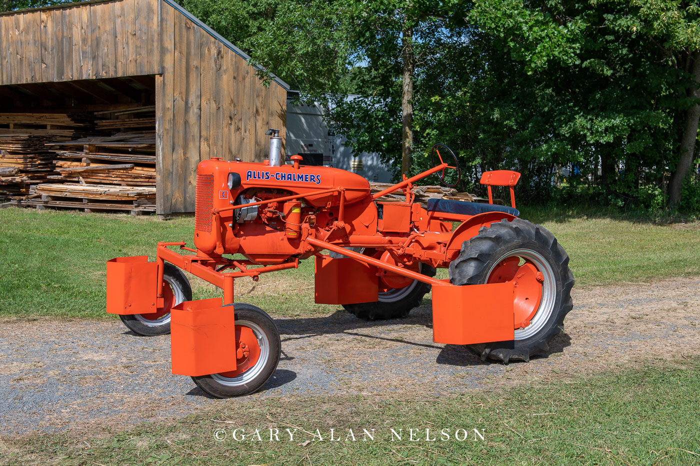 1942 Allis-Chalmers C with Ginsing set up