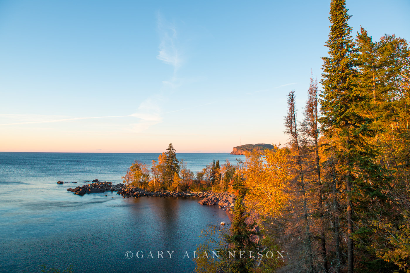 Autumn along the shore of Lake Superior, Tettegouche State Park, Minnesota