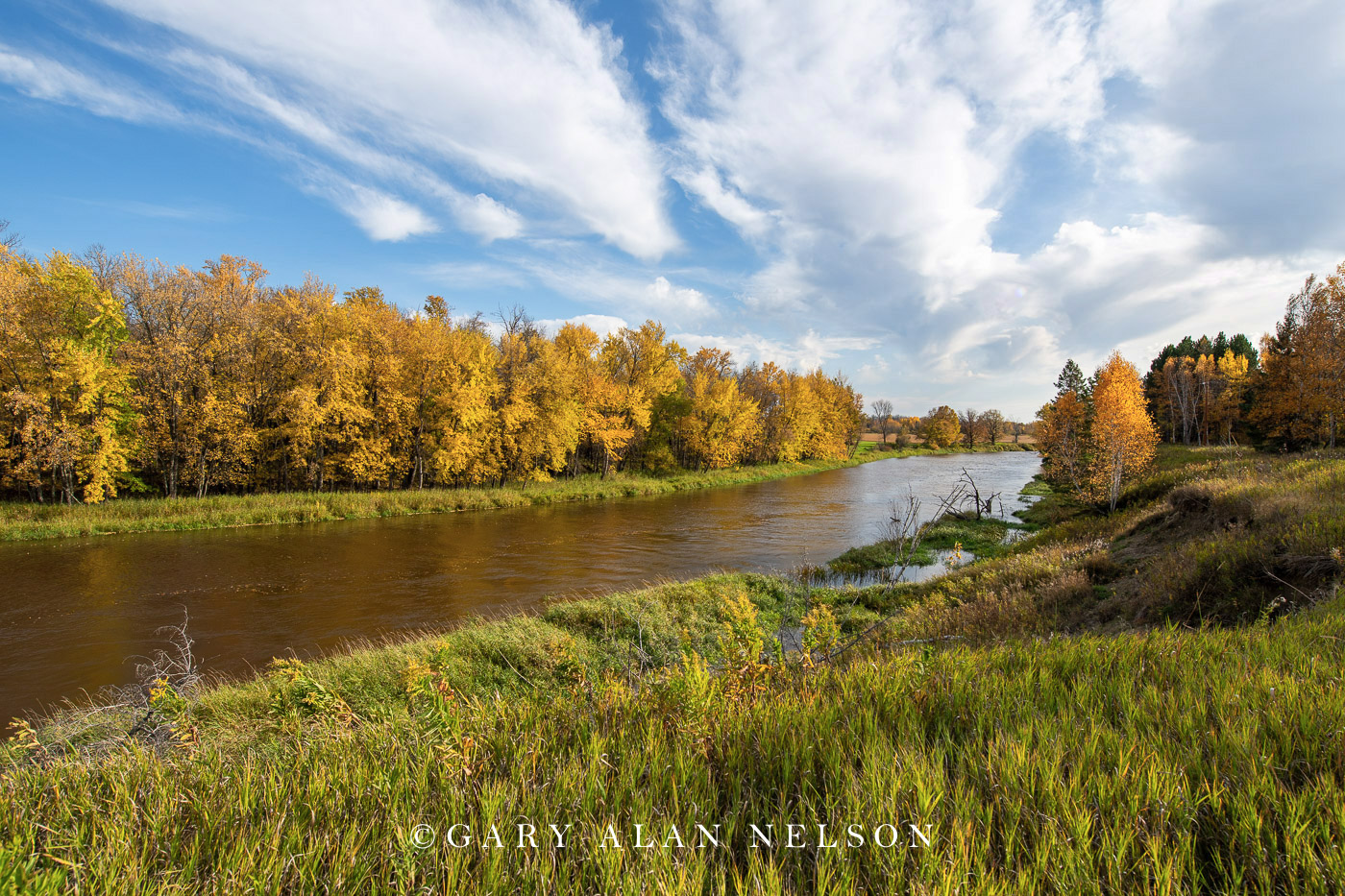 Autumn along the Mississippi River, Aitkin County, Minnesota