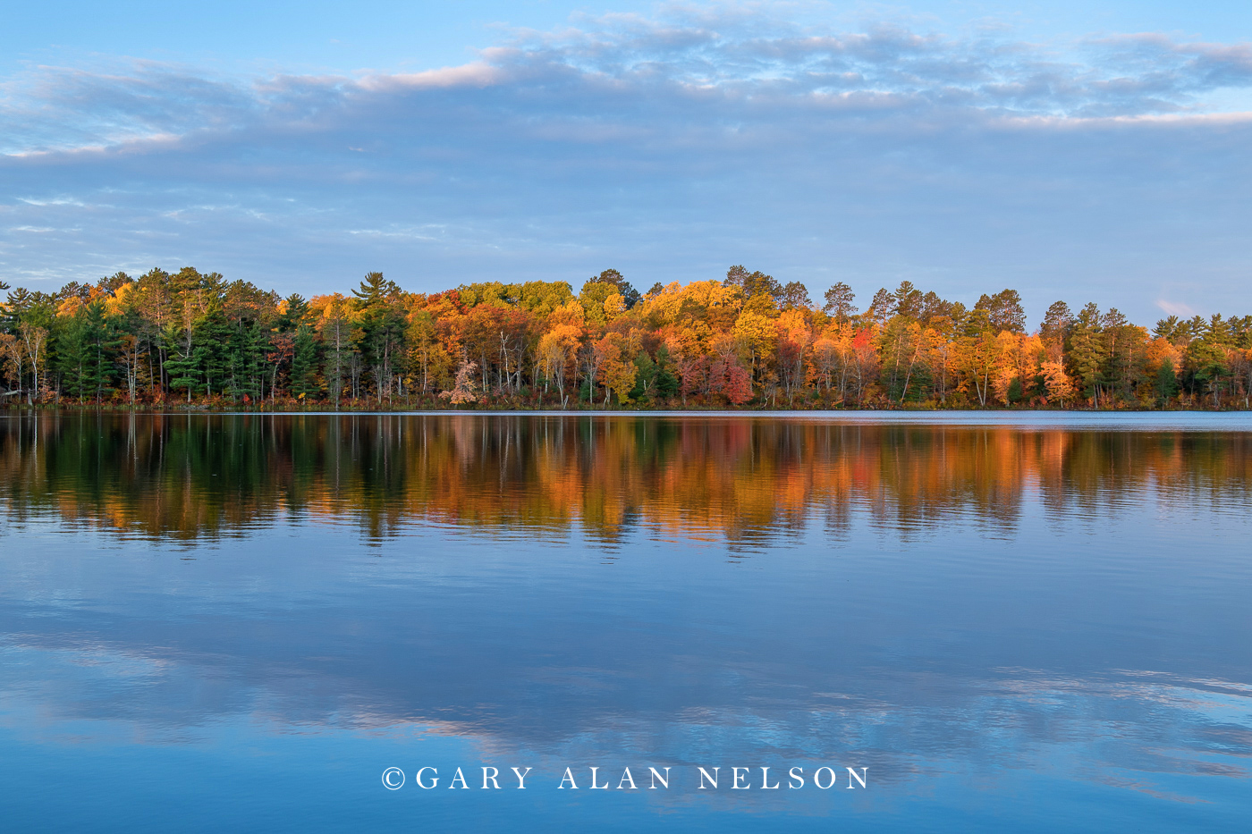 Autumn morning on Loon Lake, Savannah Portage State Park, Minnesota