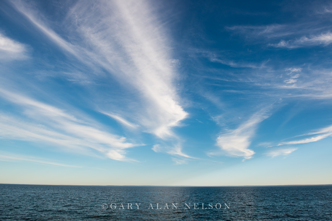 Clouds over Lake Superior, Minnesota