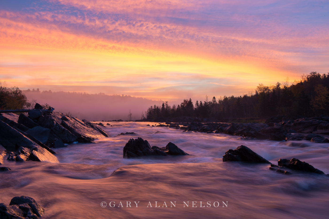 Sunrise over the St.Louis River, Jay Cooke State Park, Minesota