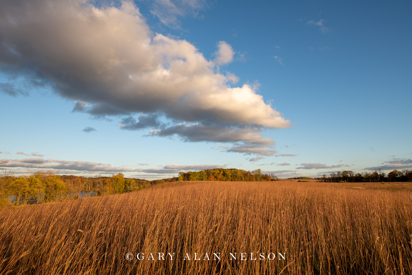 Clouds over prairie, Maplewood State Park, Minnesota