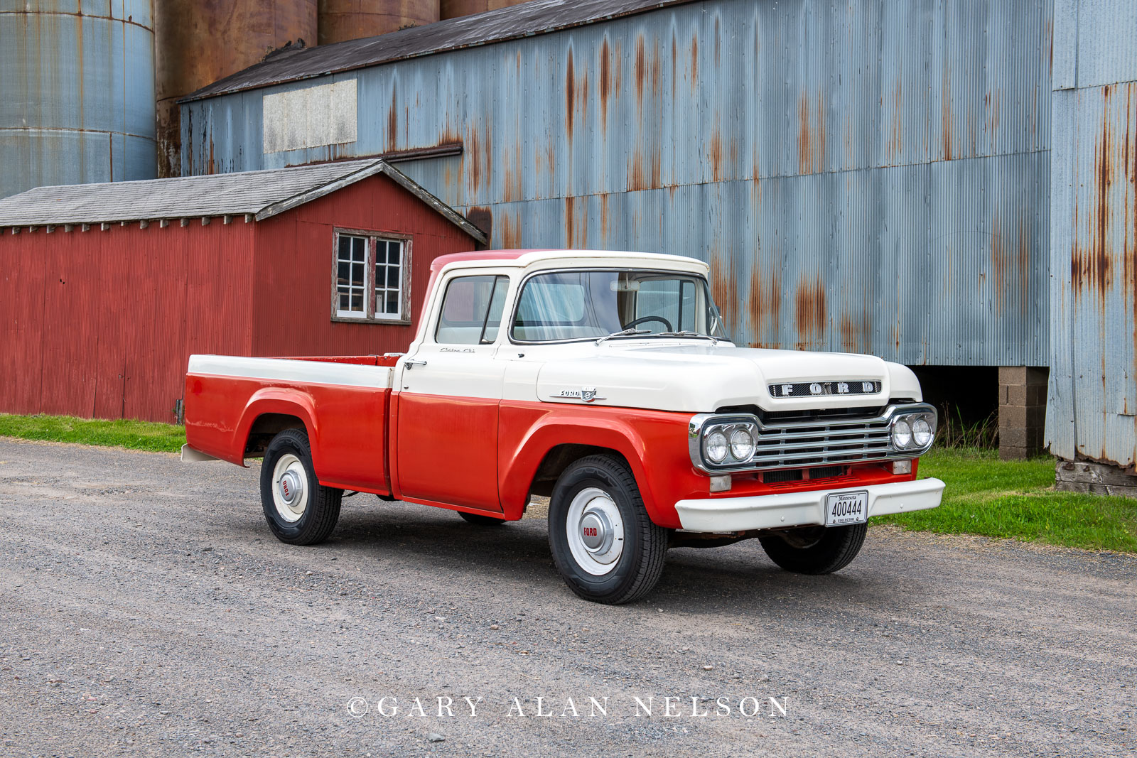 1959 Ford F-100 longbed pickup.