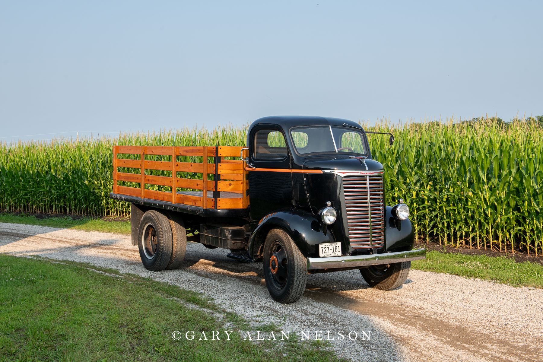 1940 Chevrolet 1.5 ton COE flatbed truck.