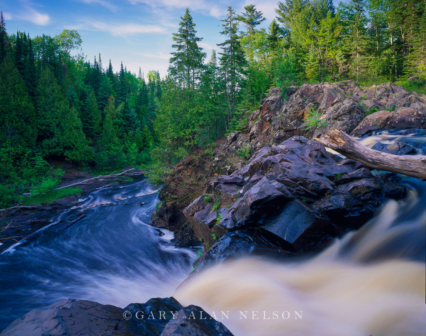 Little Manitou Falls Pattison State Park, Wisconsin Gary Alan